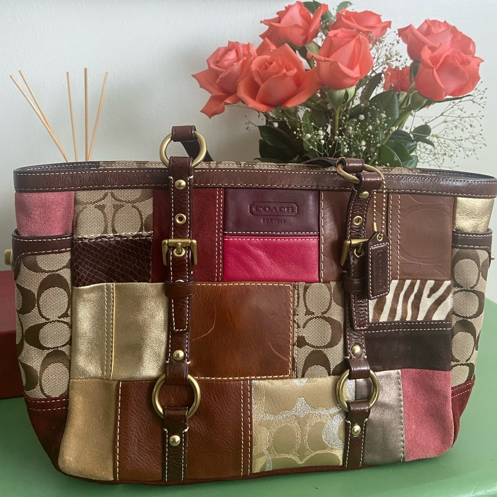 Coach Patchwork Medium Purse